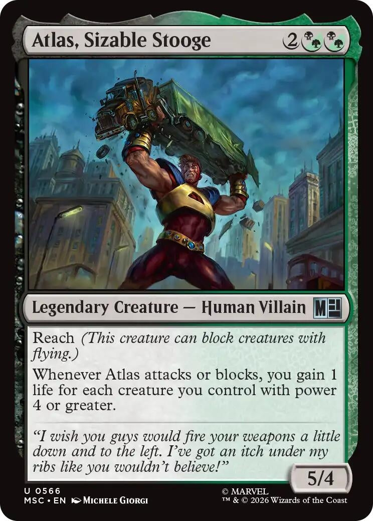 Image for Atlas, Sizable Stooge [566] - Magic: The Gathering