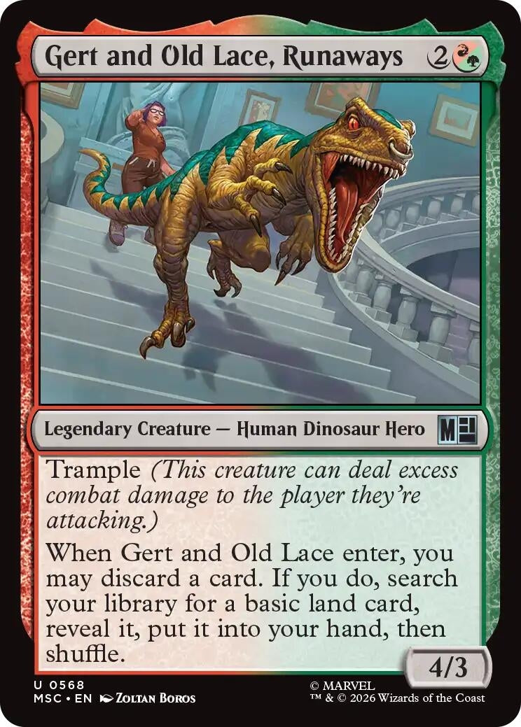 Image for Gert and Old Lace, Runaways [568] - Magic: The Gathering