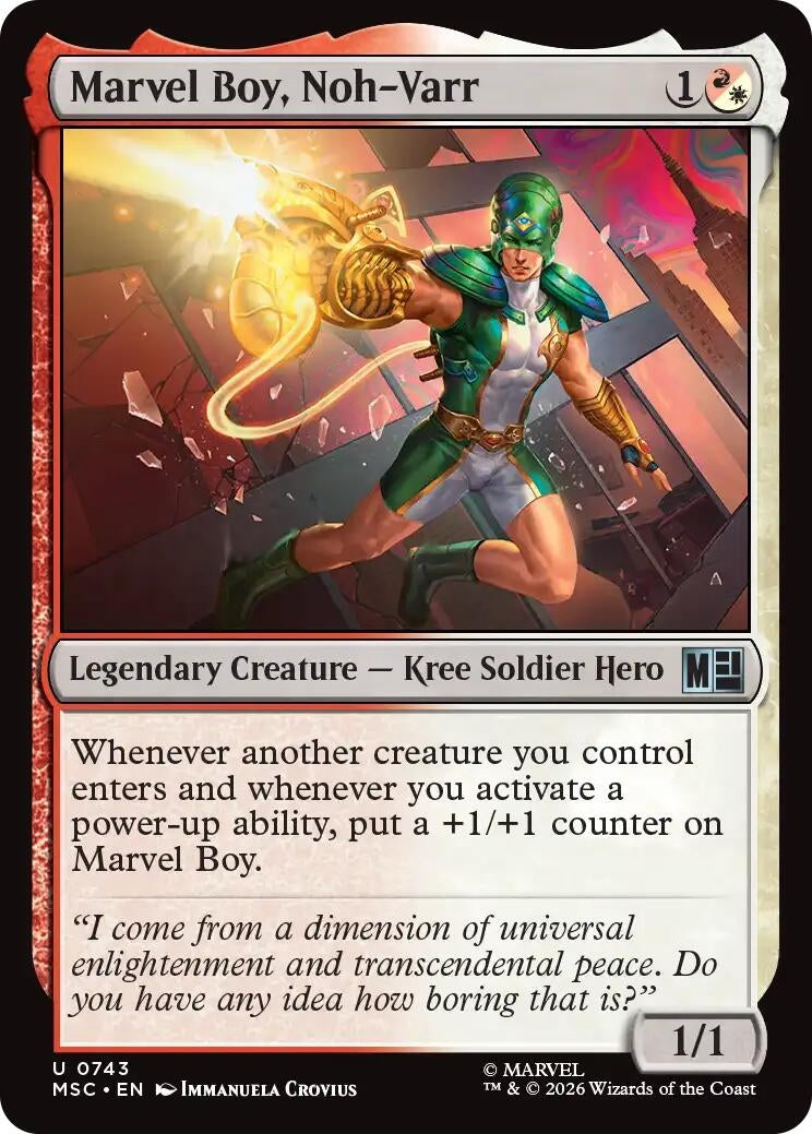 Image for Marvel Boy, Noh-Varr [743] - Magic: The Gathering