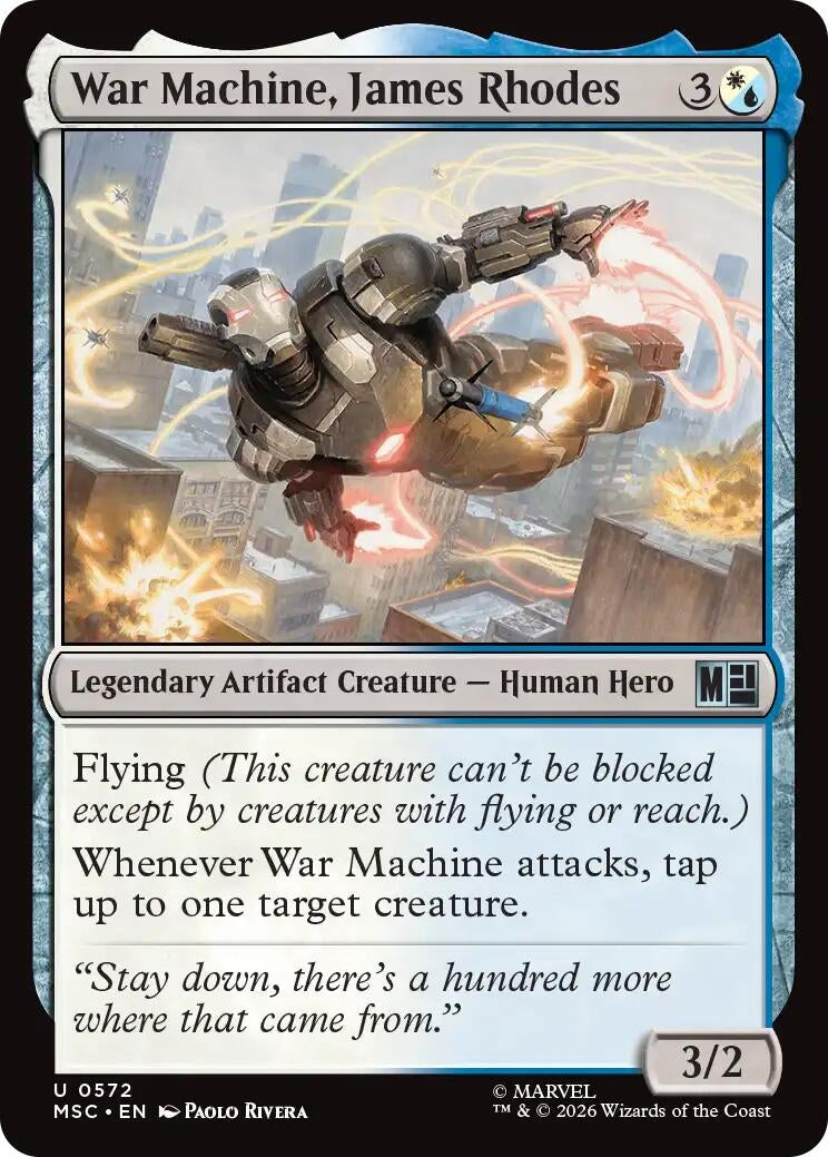 Image for War Machine, James Rhodes [572] - Magic: The Gathering