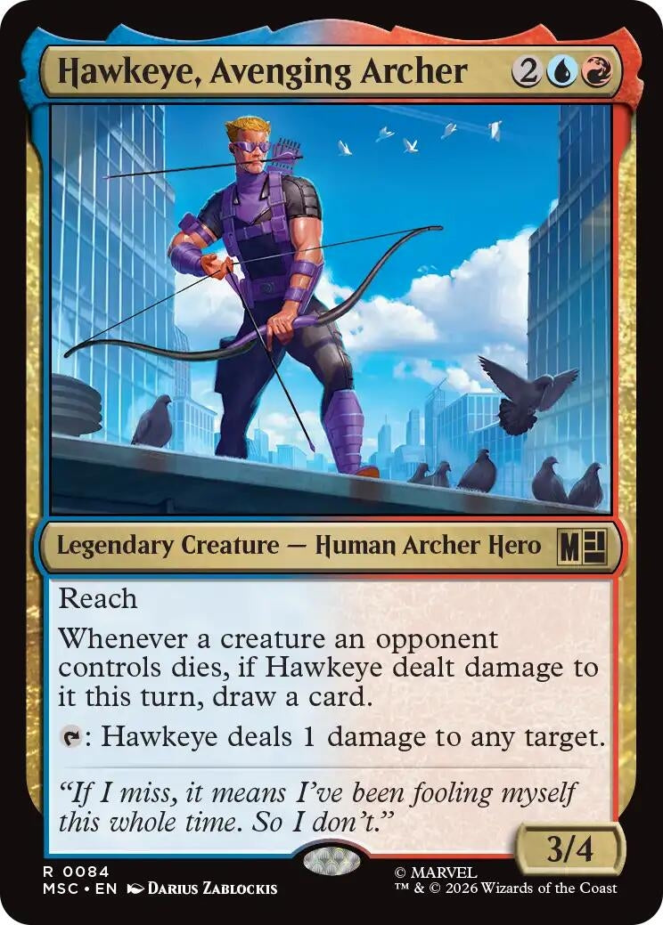 Image for Hawkeye, Avenging Archer [84] - Magic: The Gathering
