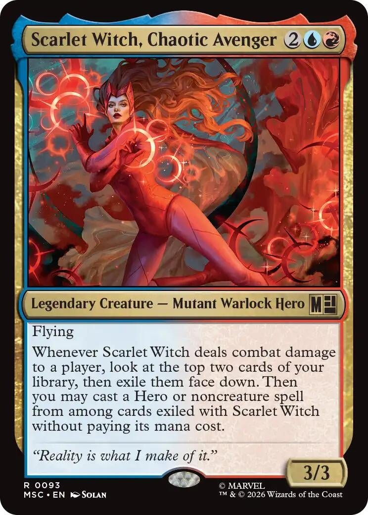 Image for Scarlet Witch, Chaotic Avenger [93] - Magic: The Gathering