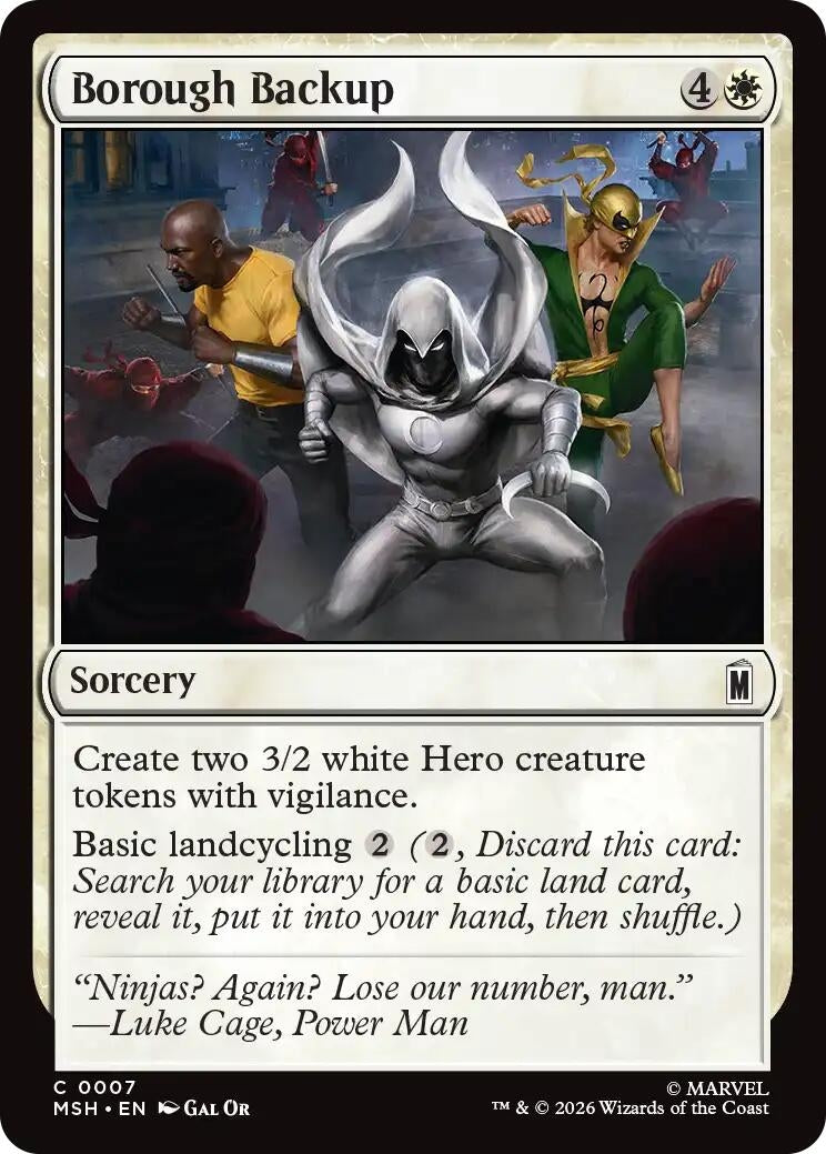 Image for Borough Backup [7] - Magic: The Gathering