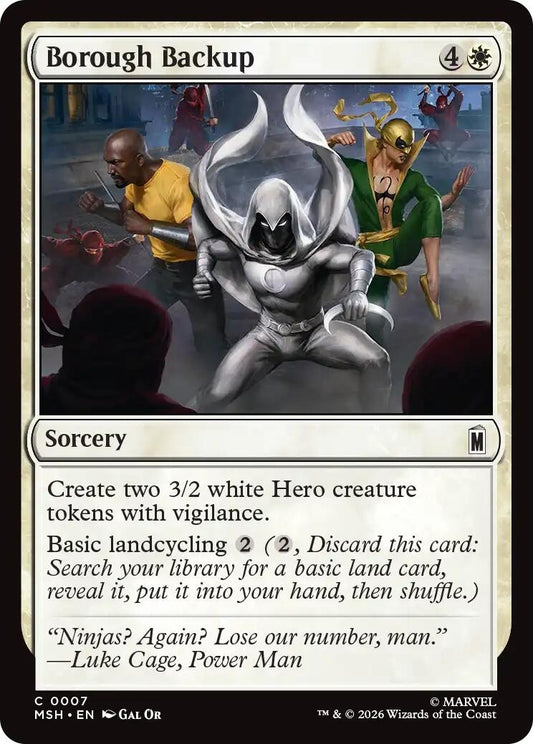 Image for Borough Backup [7] - Magic: The Gathering