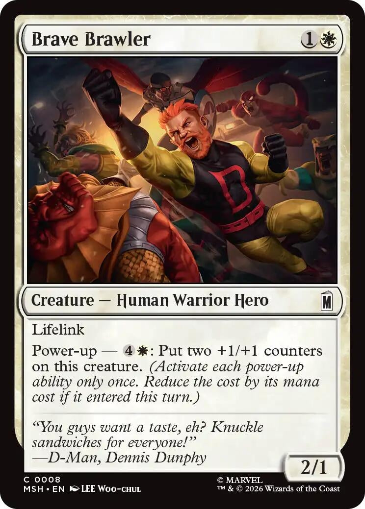 Image for Brave Brawler [8] - Magic: The Gathering