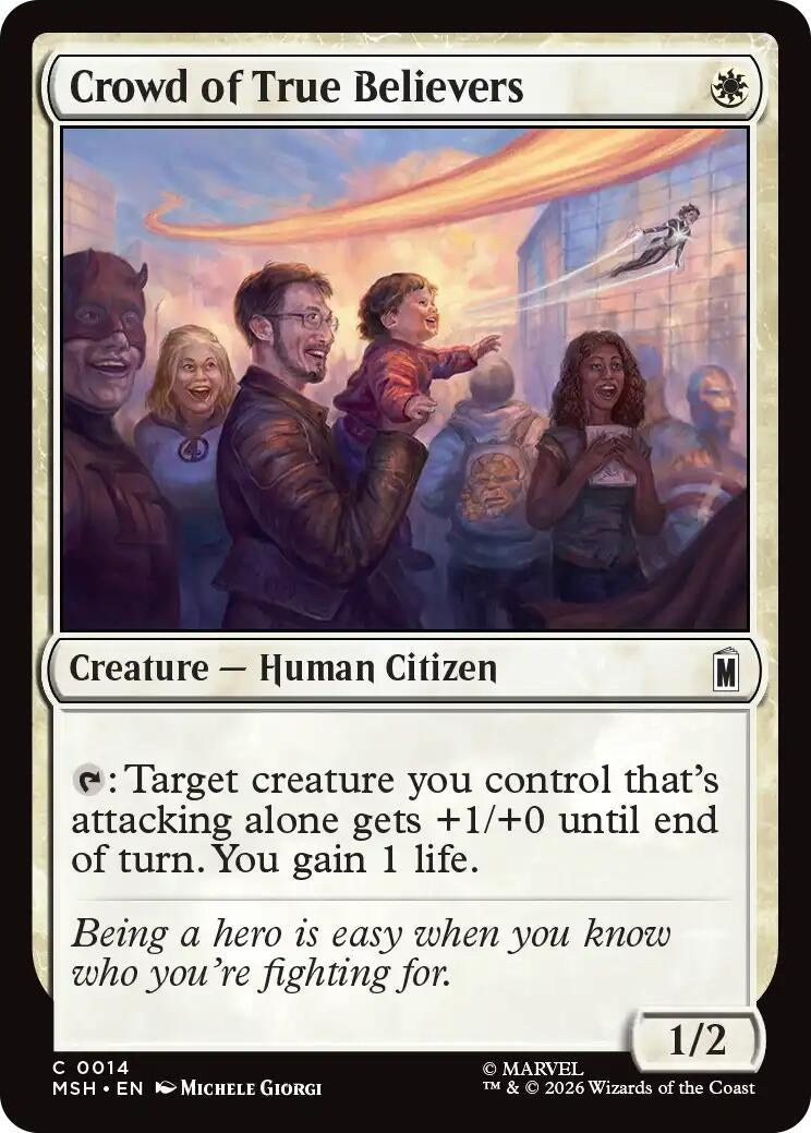 Image for Crowd of True Believers [14] - Magic: The Gathering