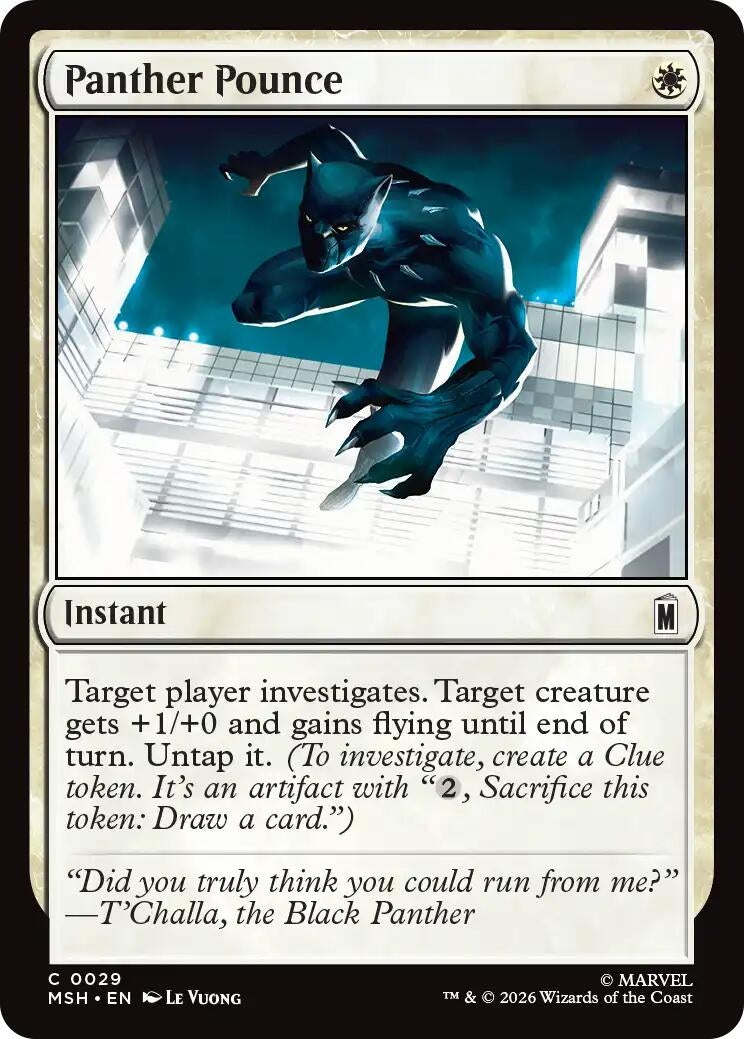 Image for Panther Pounce [29] - Magic: The Gathering