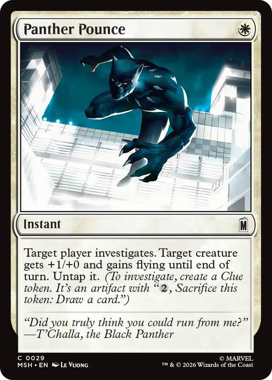 Image for Panther Pounce [29] - Magic: The Gathering