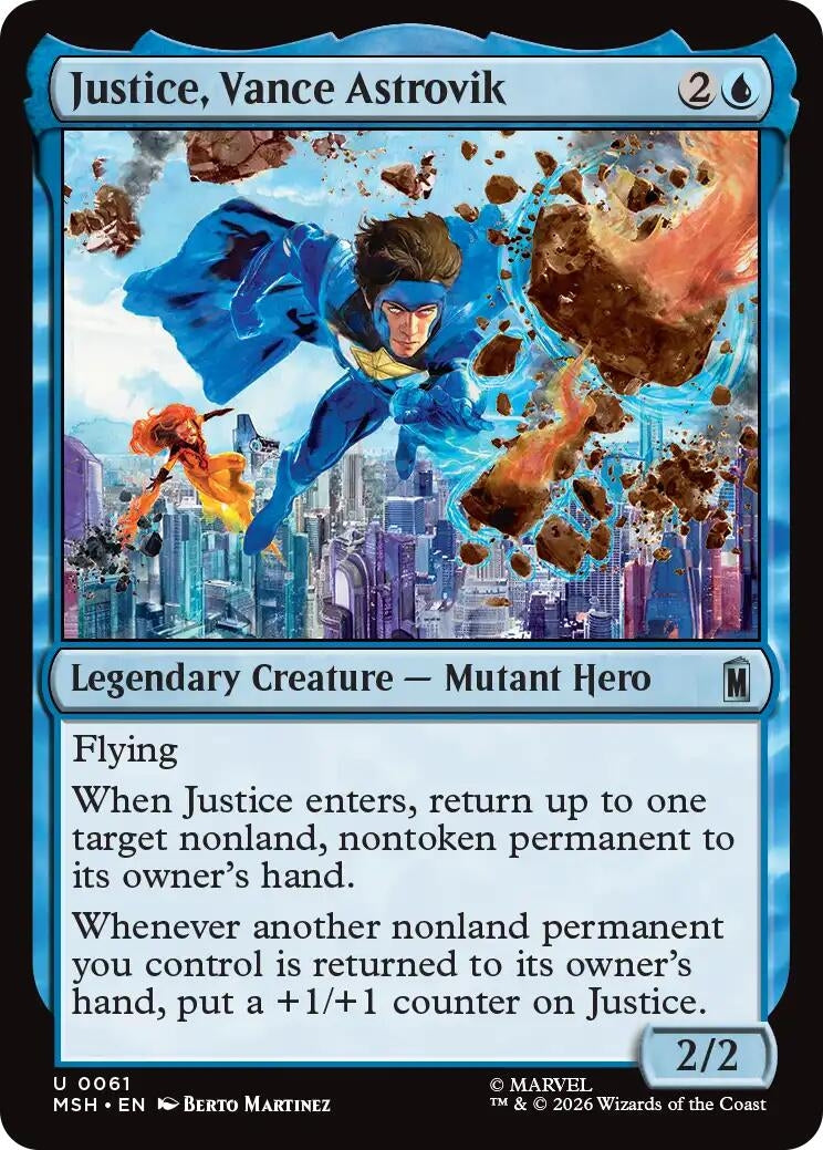 Image for Justice, Vance Astrovik [61] - Magic: The Gathering