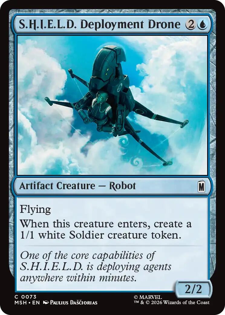 Image for S.H.I.E.L.D. Deployment Drone [73] - Magic: The Gathering