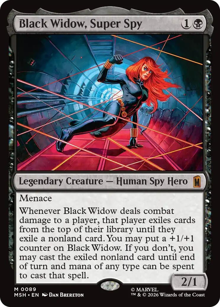 Image for Black Widow, Super Spy [89] - Magic: The Gathering