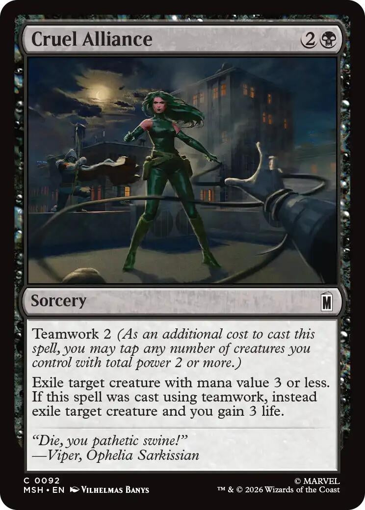 Image for Cruel Alliance [92] - Magic: The Gathering