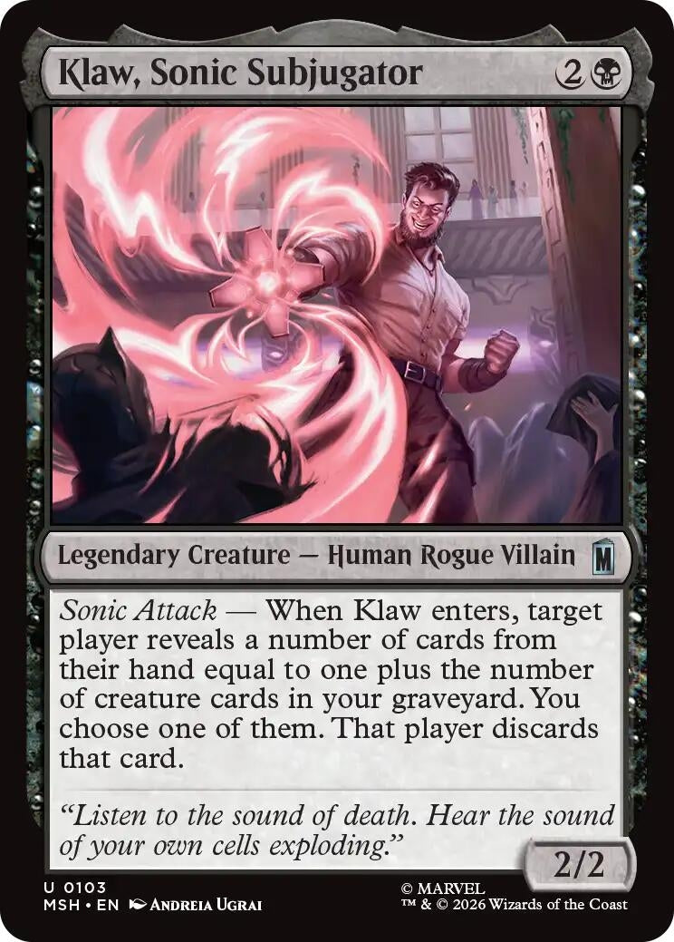Image for Klaw, Sonic Subjugator [103] - Magic: The Gathering