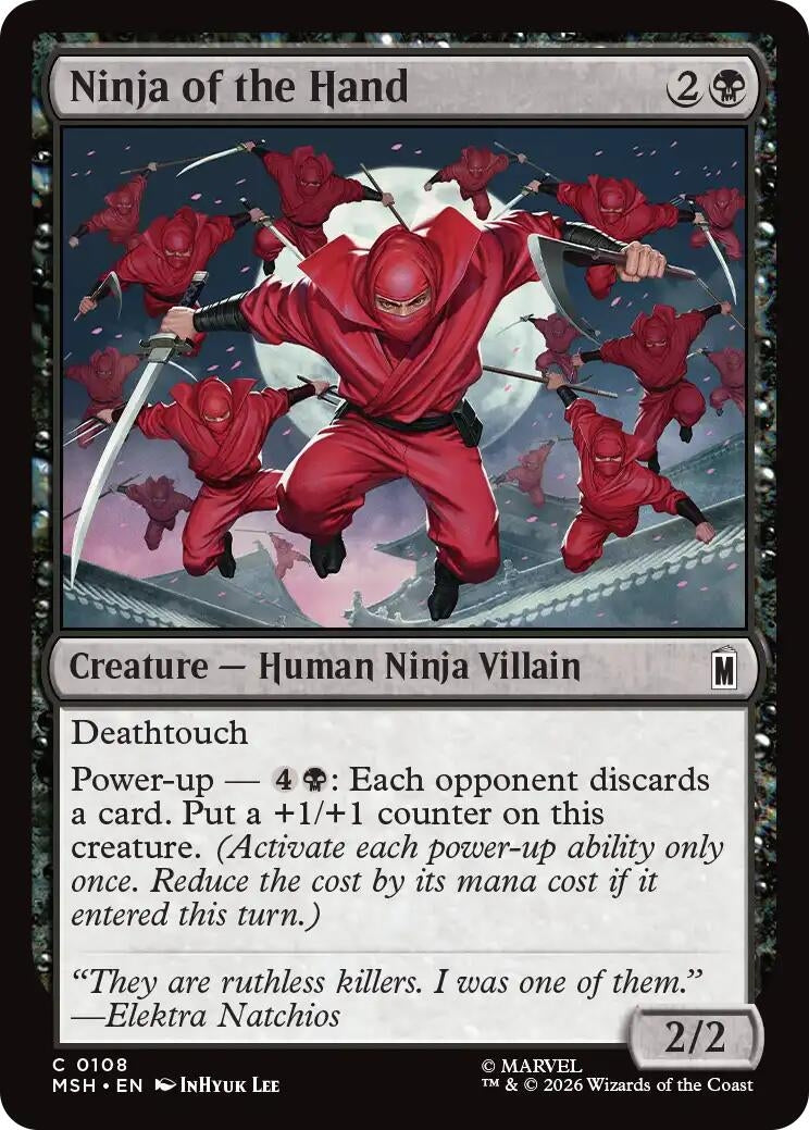 Image for Ninja of the Hand [108] - Magic: The Gathering