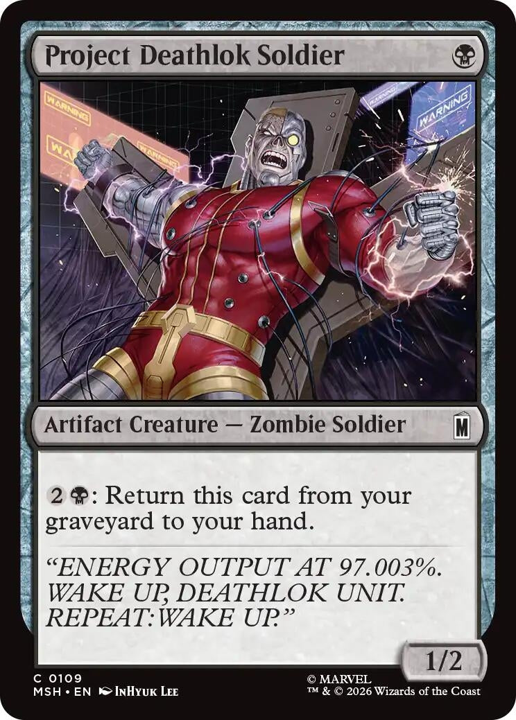 Image for Project Deathlok Soldier [109] - Magic: The Gathering
