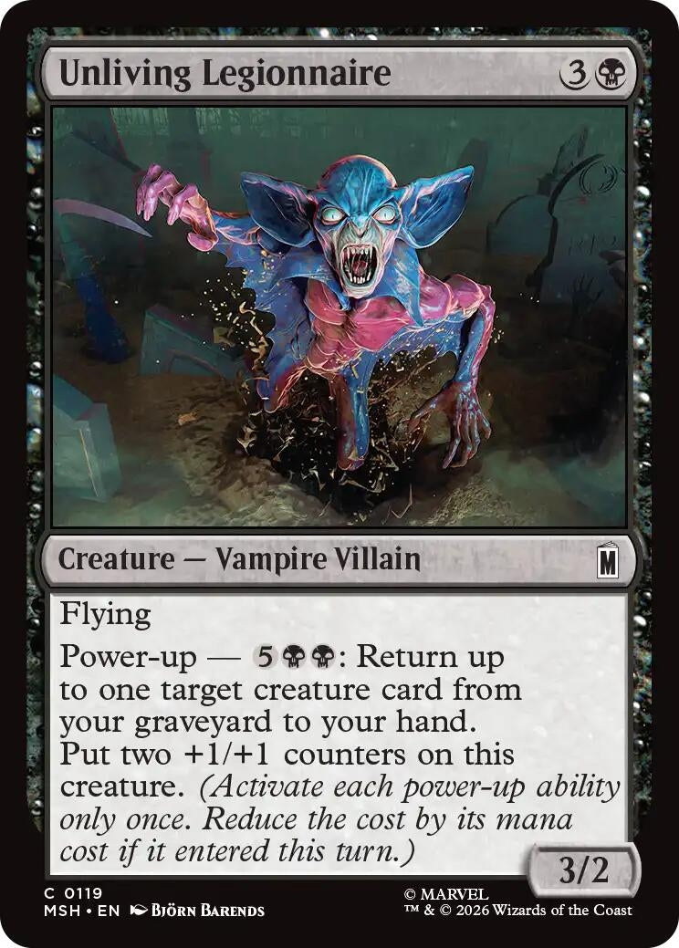 Image for Unliving Legionnaire [119] - Magic: The Gathering