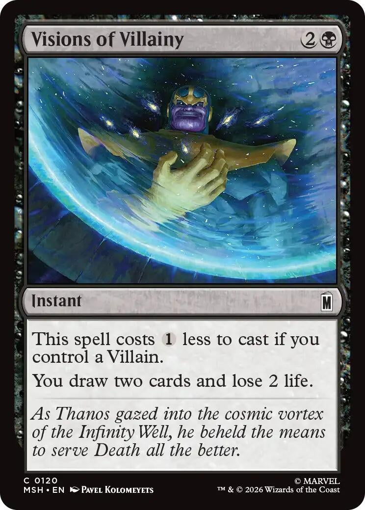 Image for Visions of Villainy [120] - Magic: The Gathering