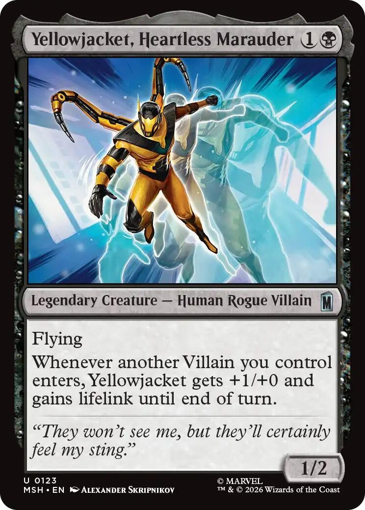 Image for Yellowjacket, Heartless Marauder [123] - Magic: The Gathering