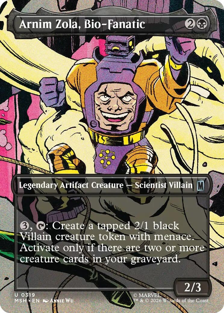 Image for Arnim Zola, Bio-Fanatic (Borderless) [319] - Magic: The Gathering