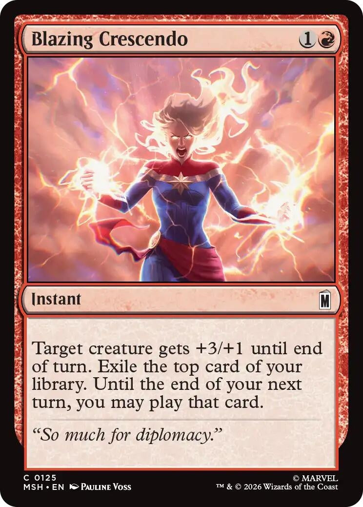 Image for Blazing Crescendo [125] - Magic: The Gathering