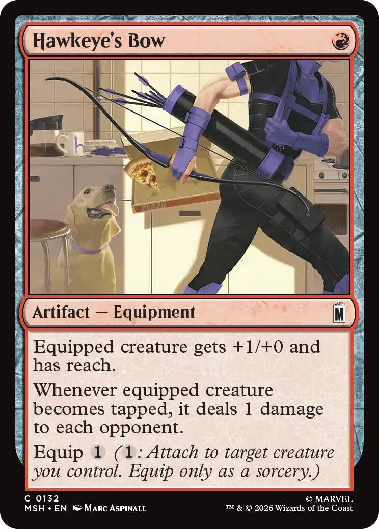 Image for Hawkeye's Bow [132] - Magic: The Gathering
