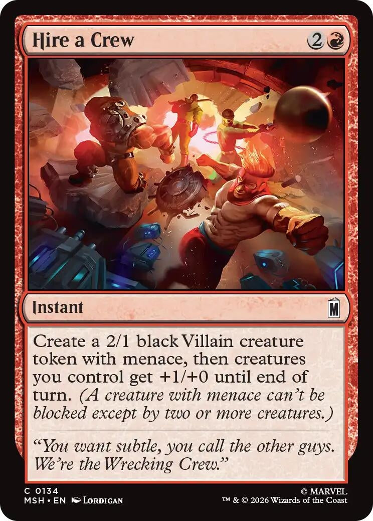 Image for Hire a Crew [134] - Magic: The Gathering