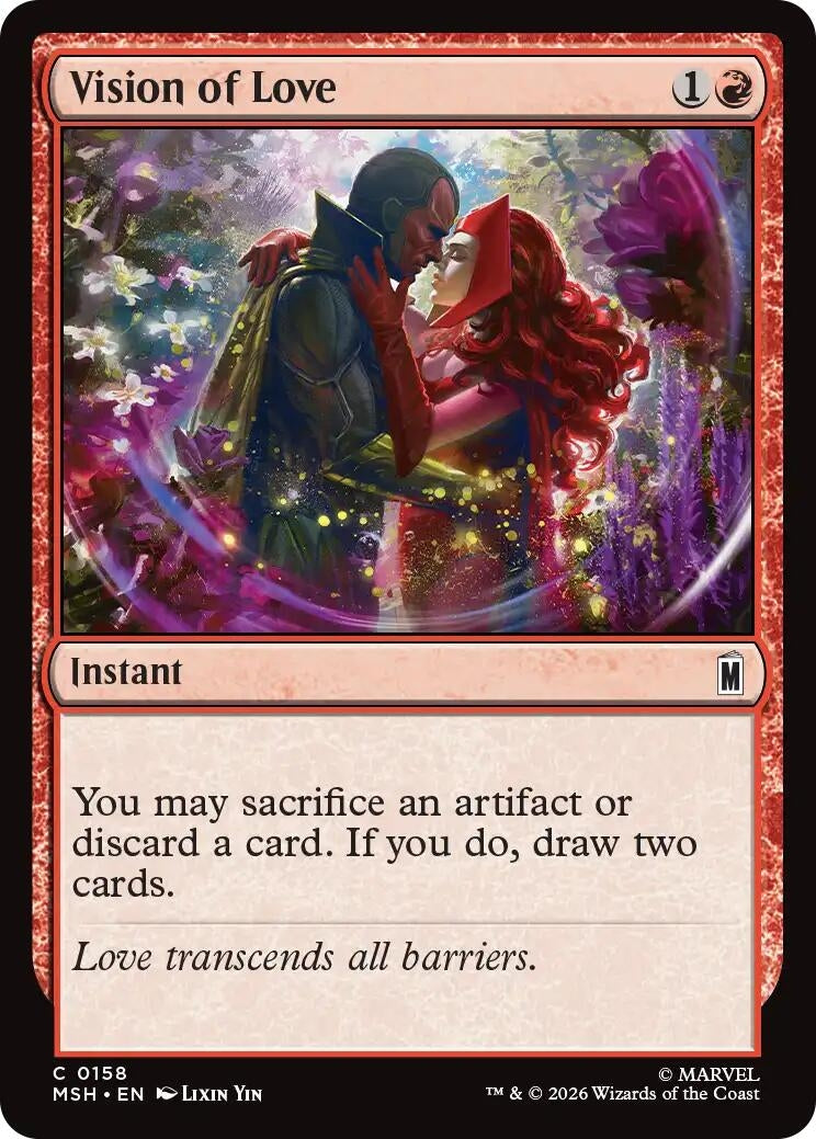 Image for Vision of Love [158] - Magic: The Gathering