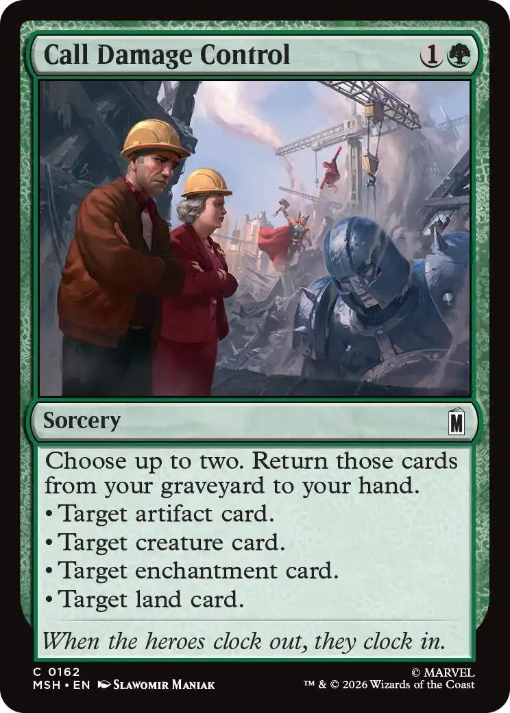 Image for Call Damage Control [162] - Magic: The Gathering