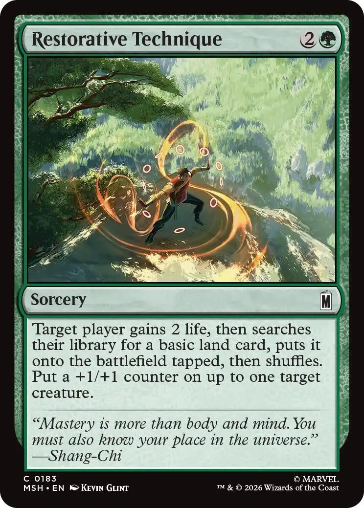 Image for Restorative Technique [183] - Magic: The Gathering