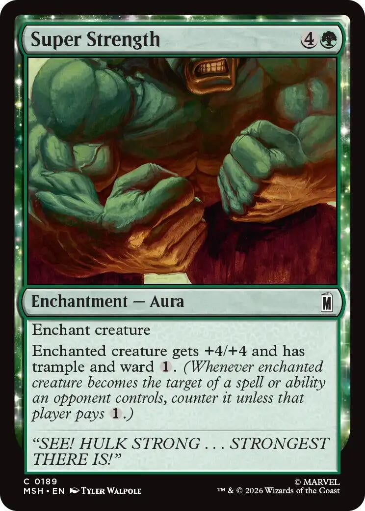Image for Super Strength [189] - Magic: The Gathering