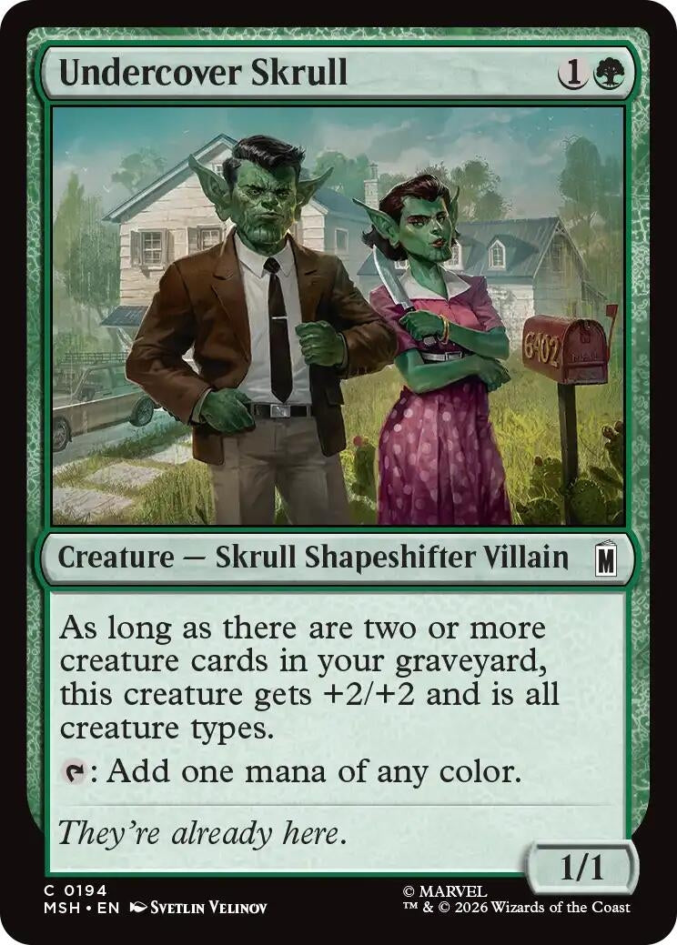 Image for Undercover Skrull [194] - Magic: The Gathering