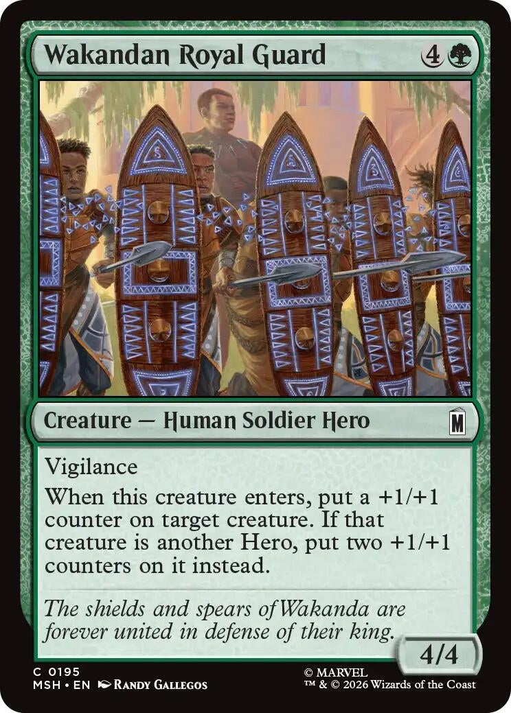 Image for Wakandan Royal Guard [195] - Magic: The Gathering