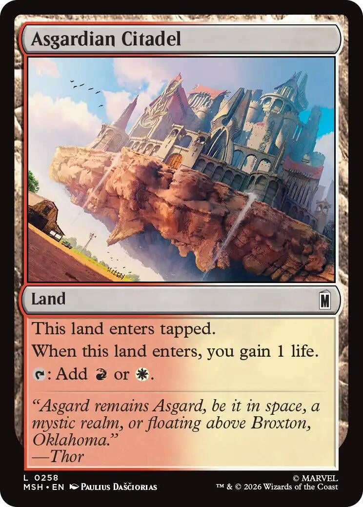 Image for Asgardian Citadel [258] - Magic: The Gathering