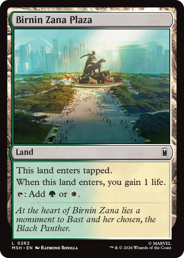 Image for Birnin Zana Plaza [262] - Magic: The Gathering