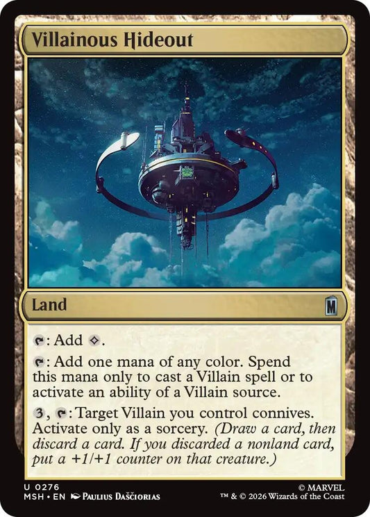 Image for Villainous Hideout [276] - Magic: The Gathering