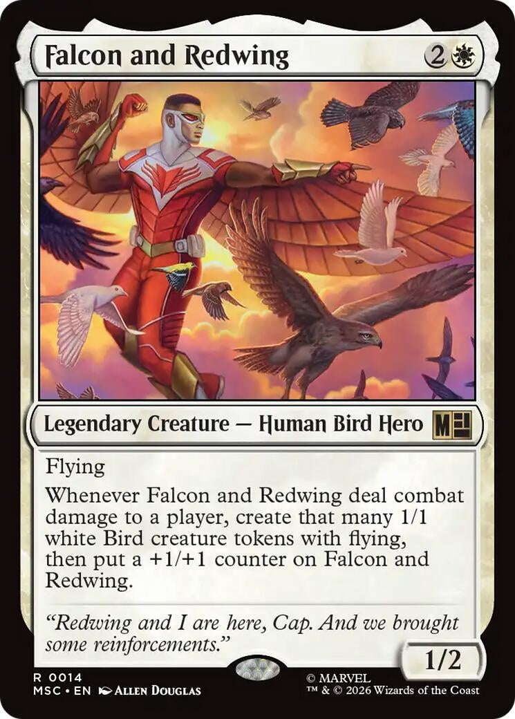 Image for Falcon and Redwing [14] - Magic: The Gathering