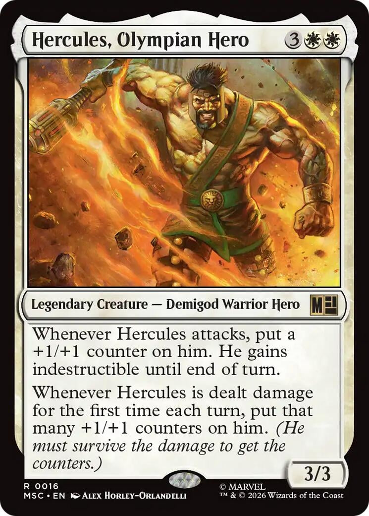 Image for Hercules, Olympian Hero [16] - Magic: The Gathering