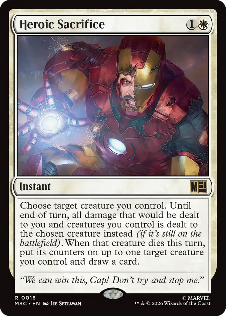 Image for Heroic Sacrifice [18] - Magic: The Gathering