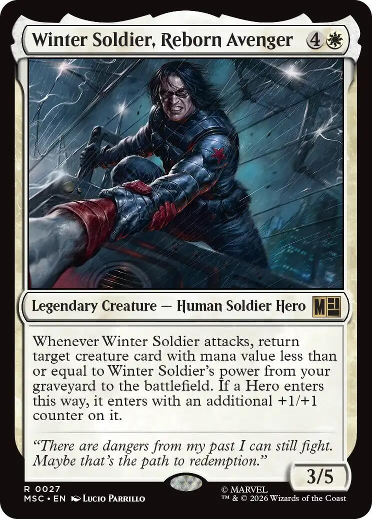 Image for Winter Soldier, Reborn Avenger [27] - Magic: The Gathering