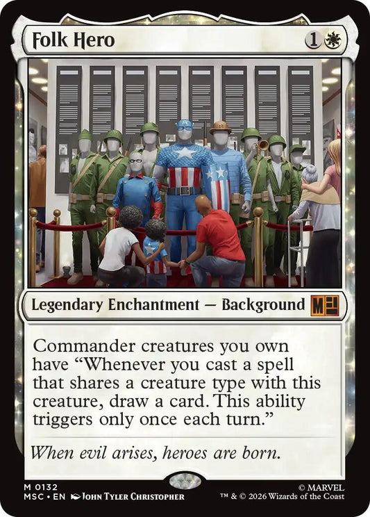 Image for Folk Hero [132] - Magic: The Gathering