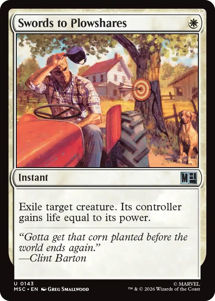 Image for Swords to Plowshares [143] - Magic: The Gathering