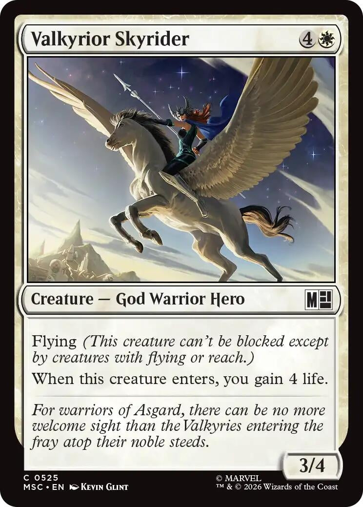 Image for Valkyrior Skyrider [525] - Magic: The Gathering