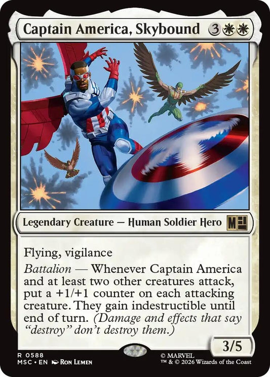 Image for Captain America, Skybound [588] - Magic: The Gathering