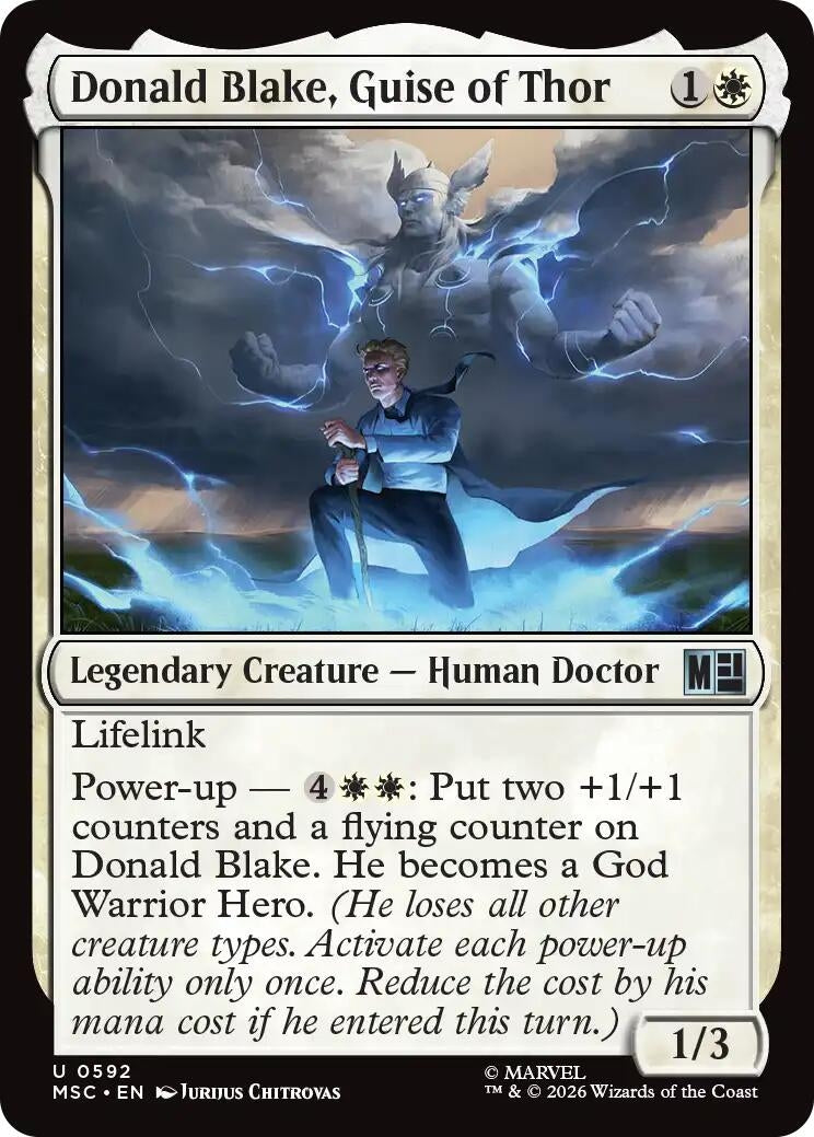 Image for Donald Blake, Guise of Thor [592] - Magic: The Gathering