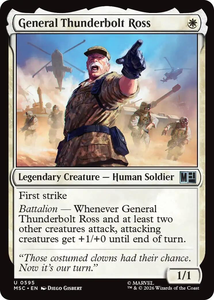 Image for General Thunderbolt Ross [595] - Magic: The Gathering