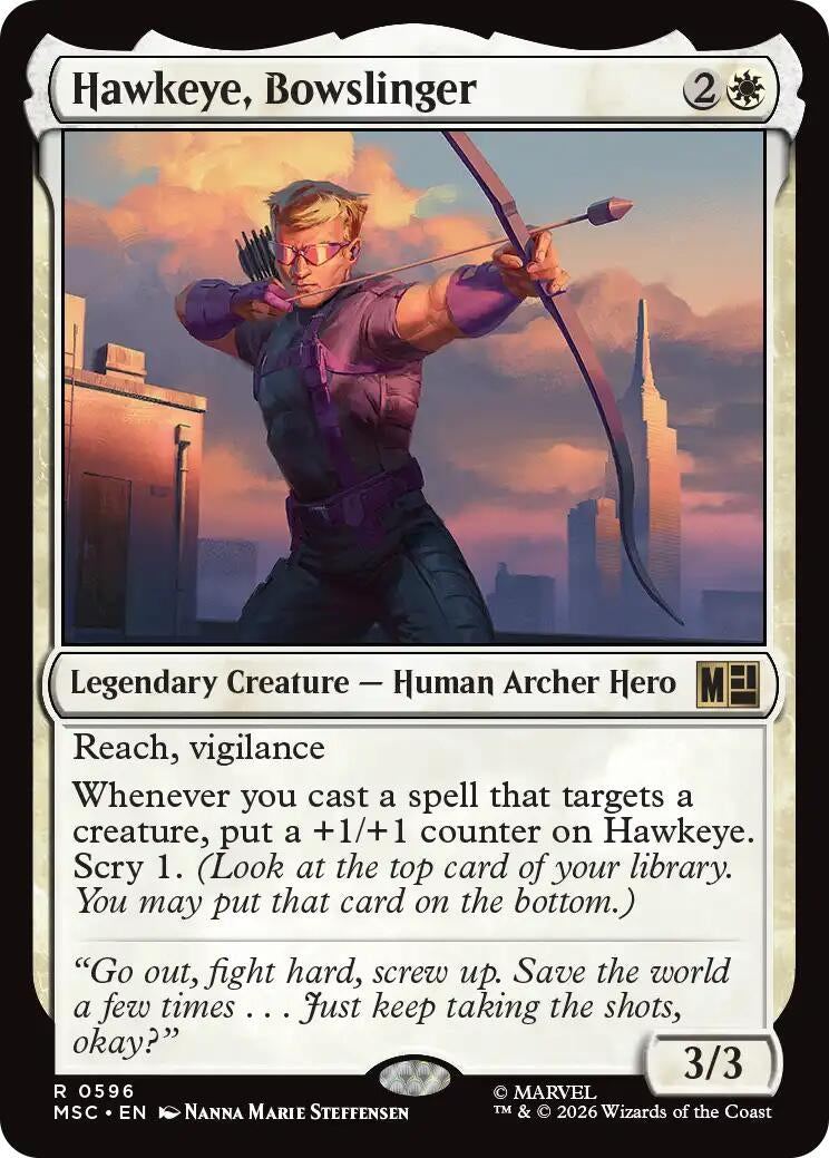 Image for Hawkeye, Bowslinger [596] - Magic: The Gathering