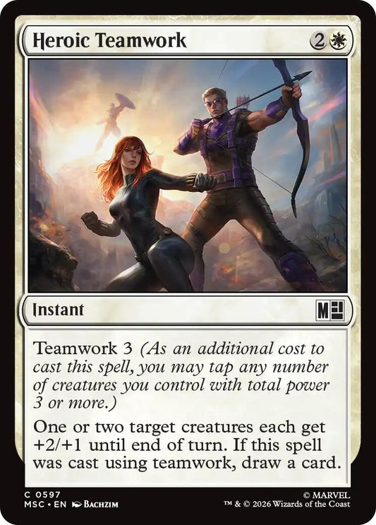 Image for Heroic Teamwork [597] - Magic: The Gathering
