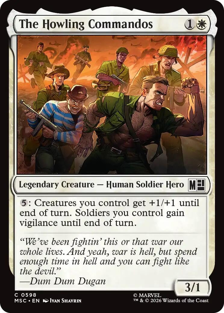 Image for The Howling Commandos [598] - Magic: The Gathering