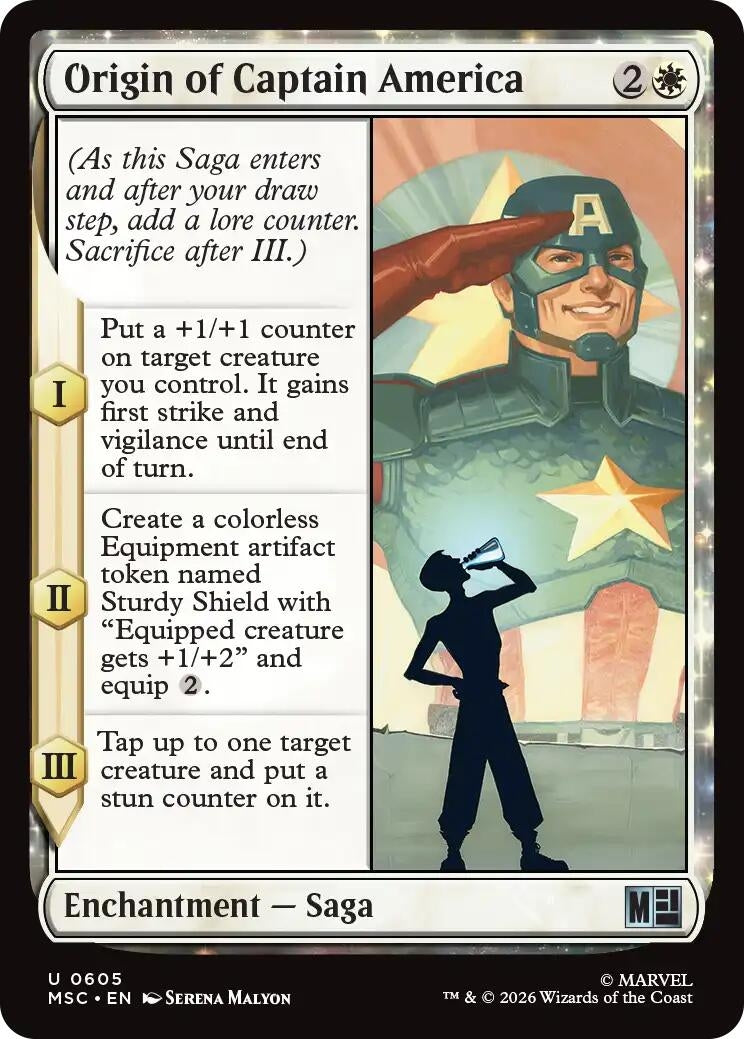 Image for Origin of Captain America [605] - Magic: The Gathering