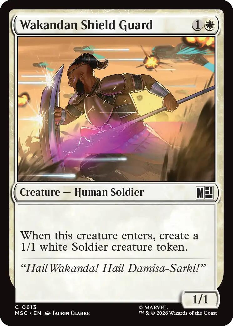 Image for Wakandan Shield Guard [613] - Magic: The Gathering